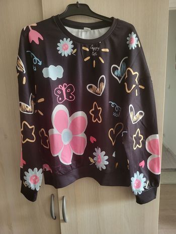 Pull Shein noir 12 ans