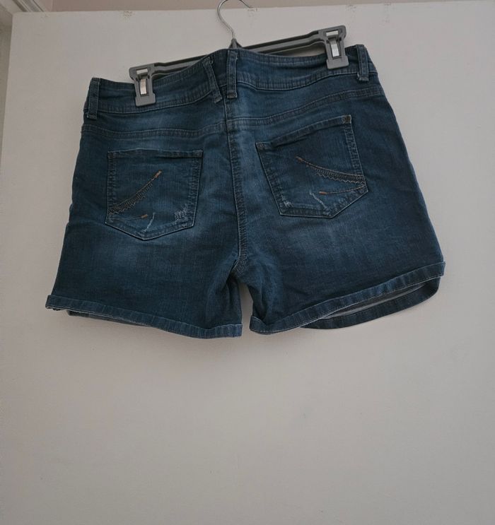 Short en jean femme taille L - photo numéro 4