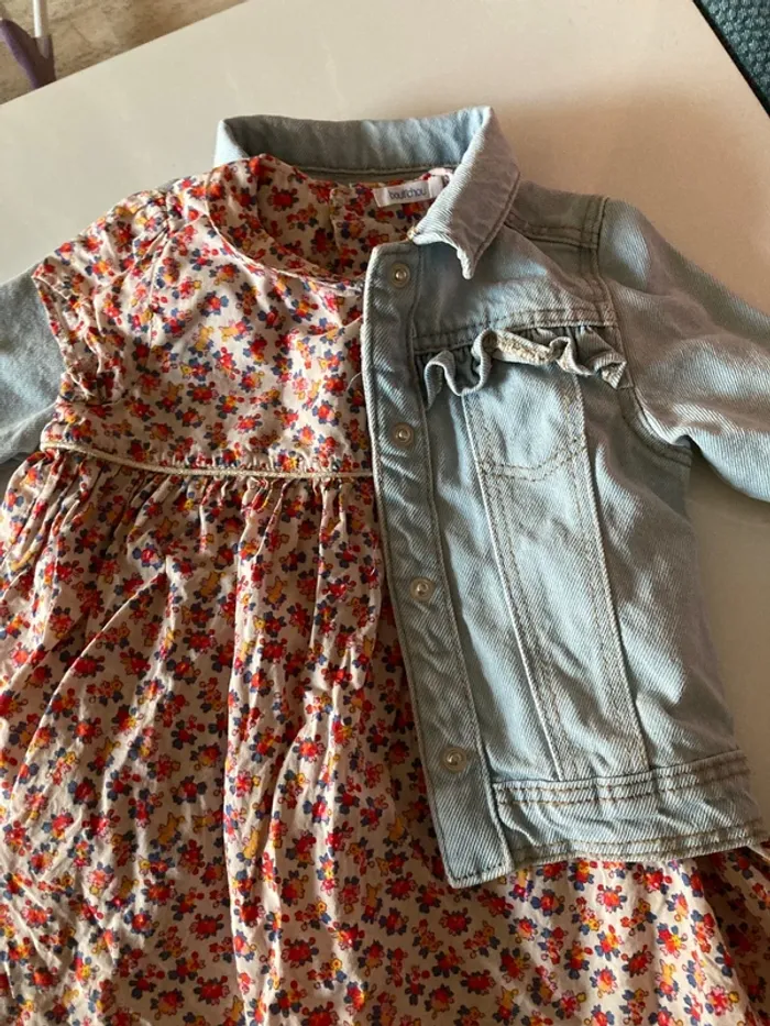 Ensemble veste en jean et robe - photo numéro 2