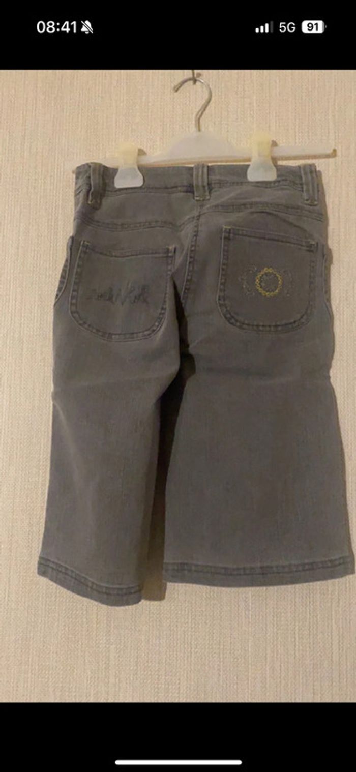 Pantacourt gris sergent major 12 ans - photo numéro 2