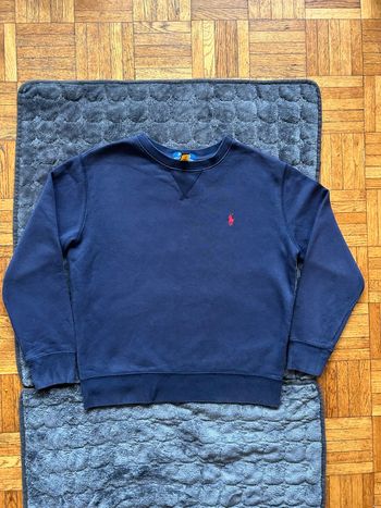 Sweat Polo Ralph Lauren Bleu Marine 🏇 - Taille M (10-12 ans) - État Nickel