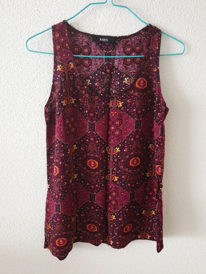 Top blouse motif mim - photo numéro 3
