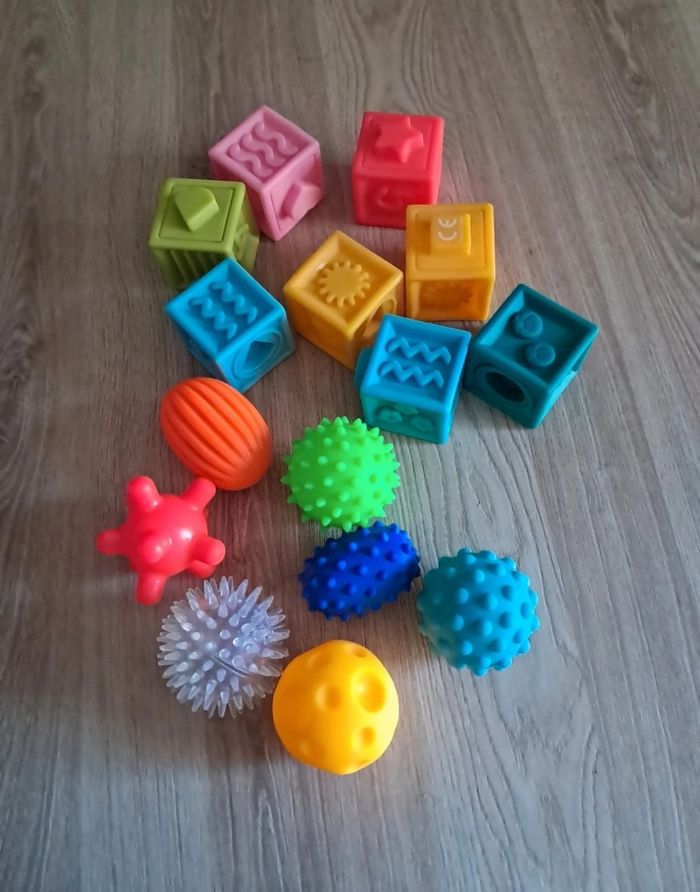 Lot balles sensorielles