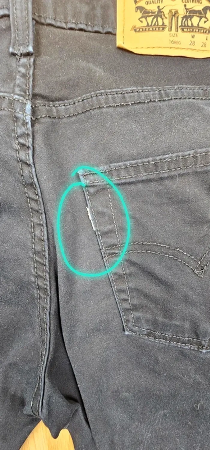 Levi's 511 slim T36/38 W28 L28 + 1 patch offer - photo numéro 8