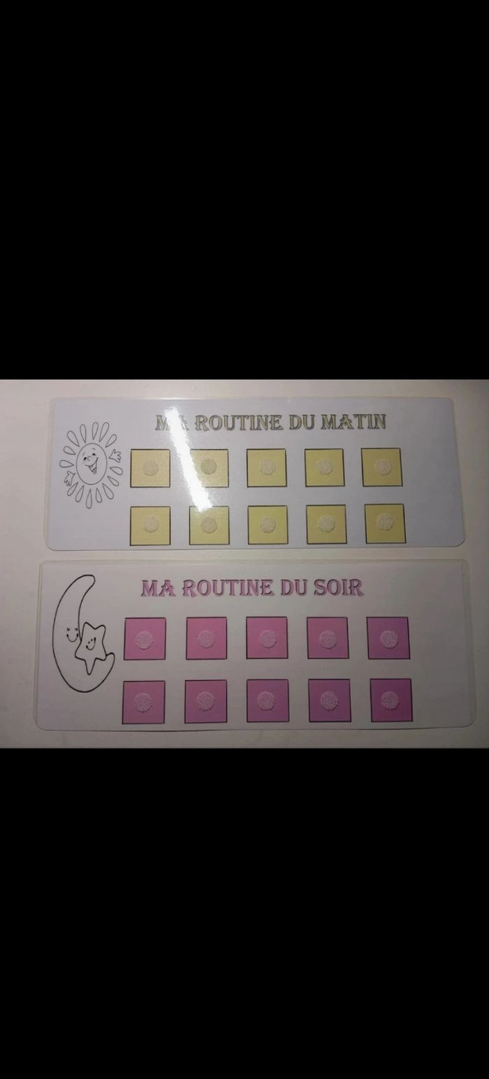 Fiche d'activité ma routine du matin et du soir conçu pour votre enfant - photo numéro 3