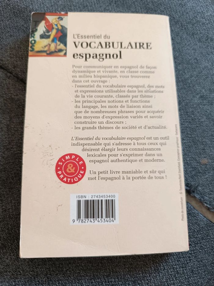 L'essentiel du vocabulaire espagnol - photo numéro 2