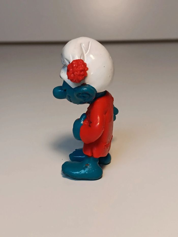 Figurine vintage 1982 Schtroumpf dormeur schleich peyo W.germany - photo numéro 4