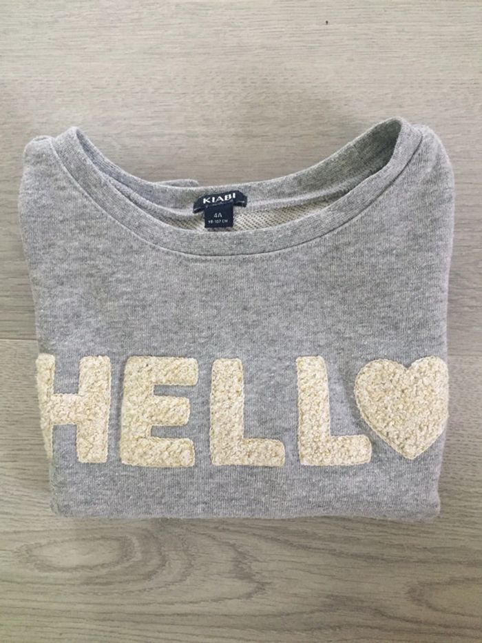 Pull fille hello 4 ans kiabi fille sweat-shirt - photo numéro 5