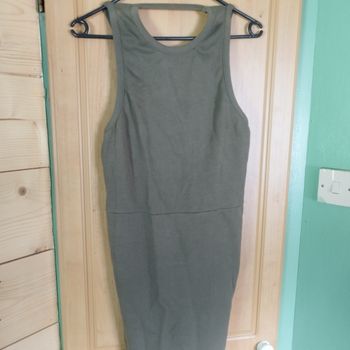 Robe dos nu Asos matière sweat