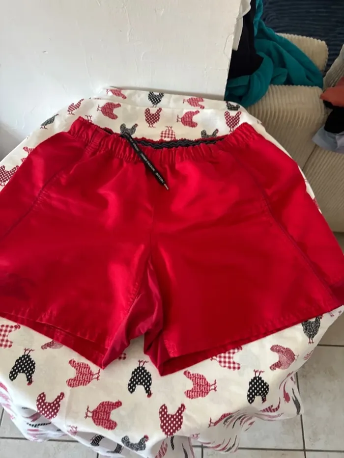 Short, rouge, homme n°207