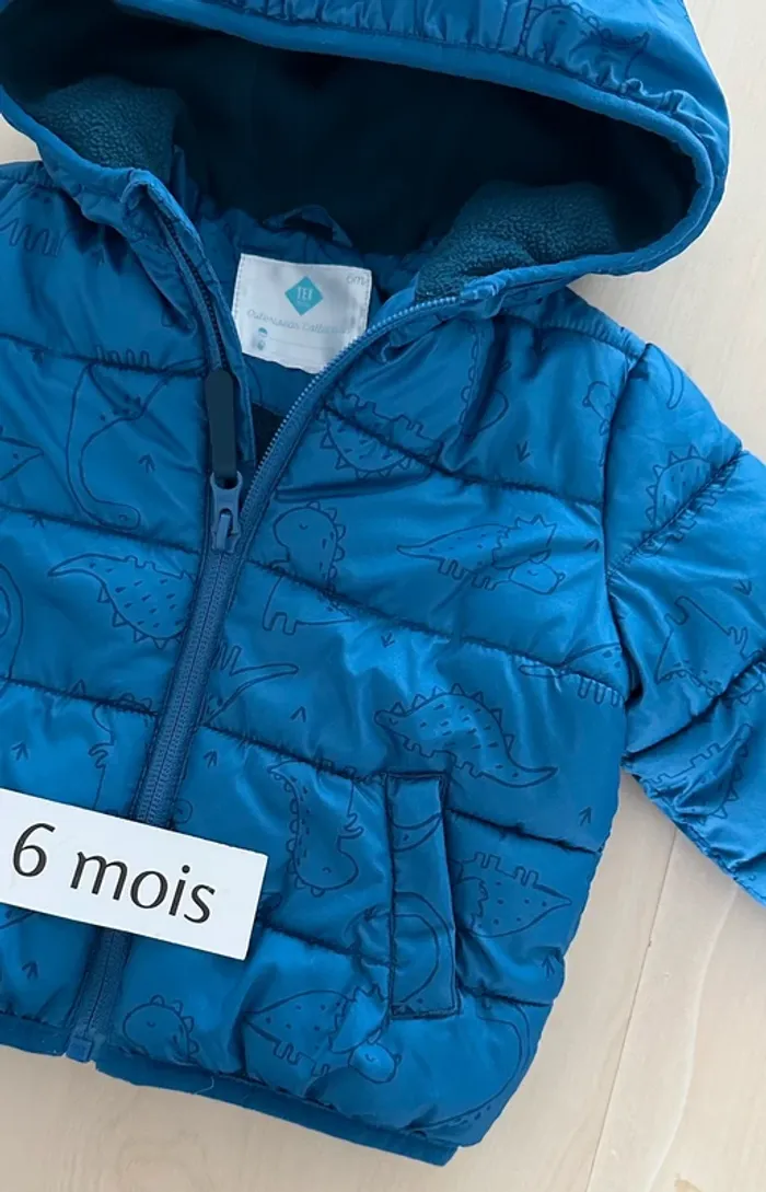 Blouson garçon tex 6 mois 67 cm - photo numéro 3