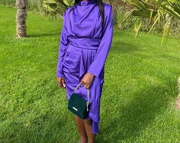Robe violette 