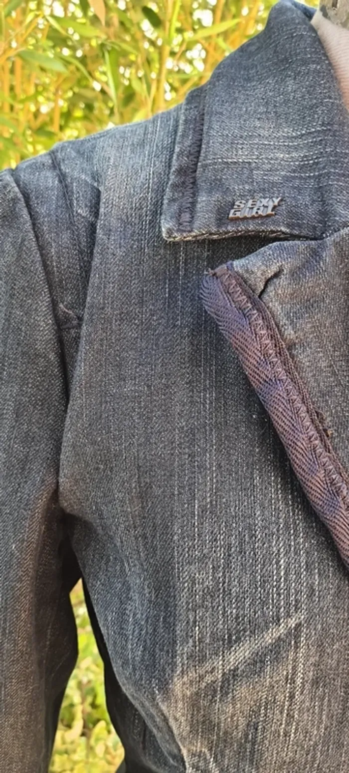 Veste jean sexy girl - photo numéro 5