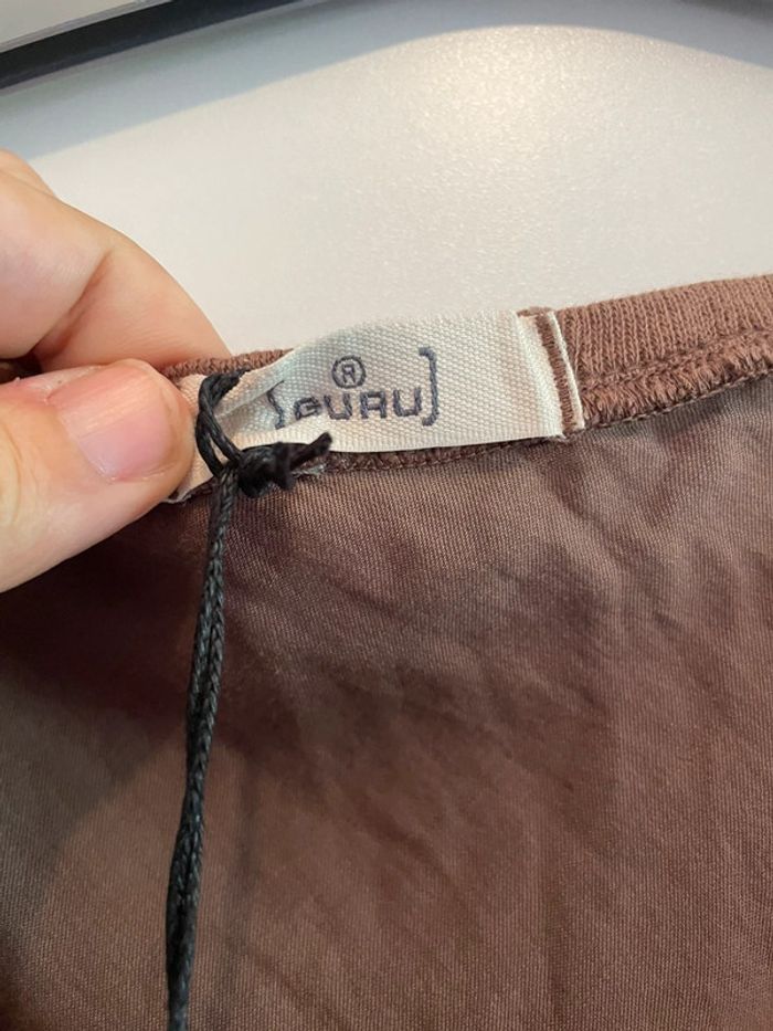 Robe asymétrique marron taille M Guru - photo numéro 7