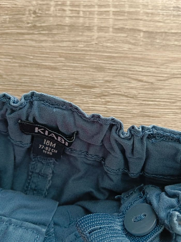 Short bleu Kiabi 18 mois - photo numéro 4