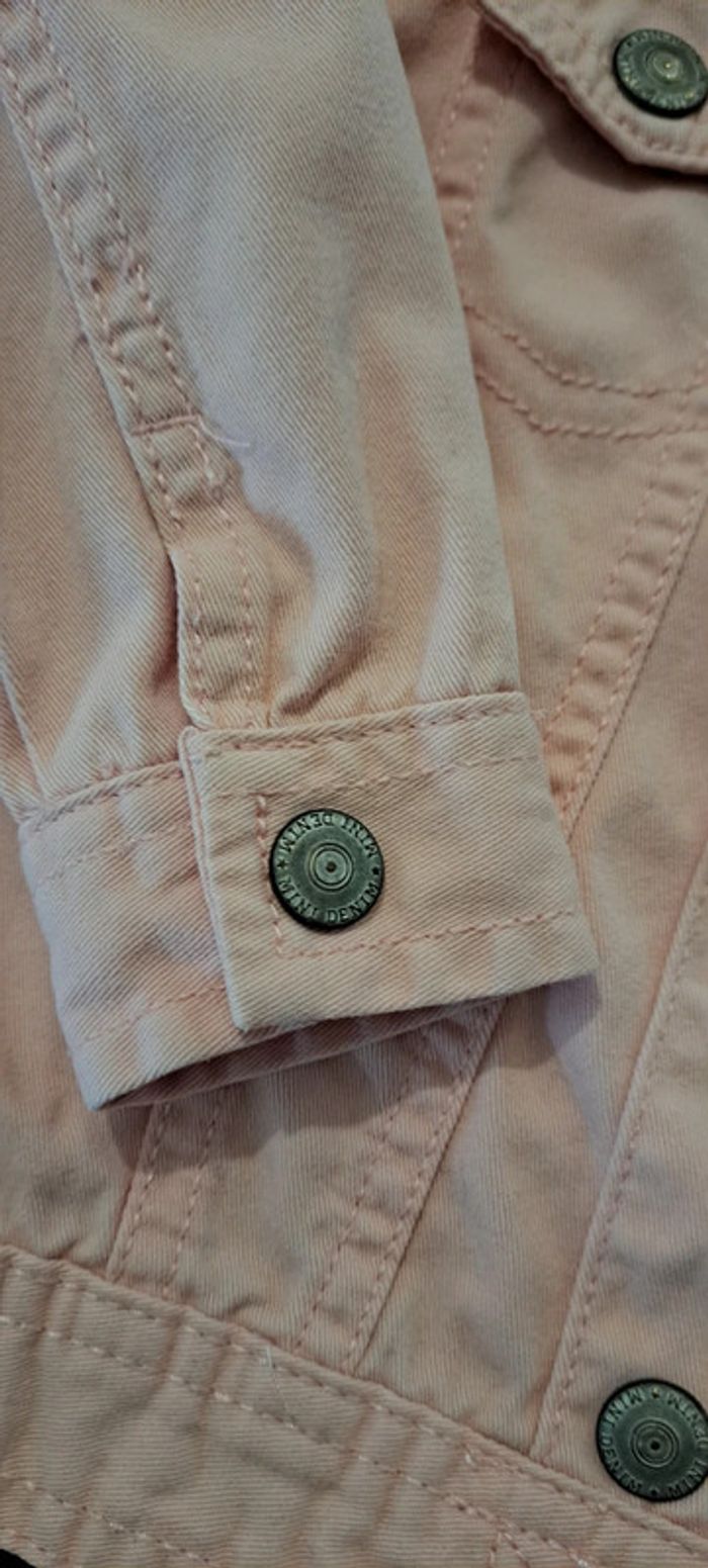 Veste en jeans rose 18 mois kiabi - photo numéro 3