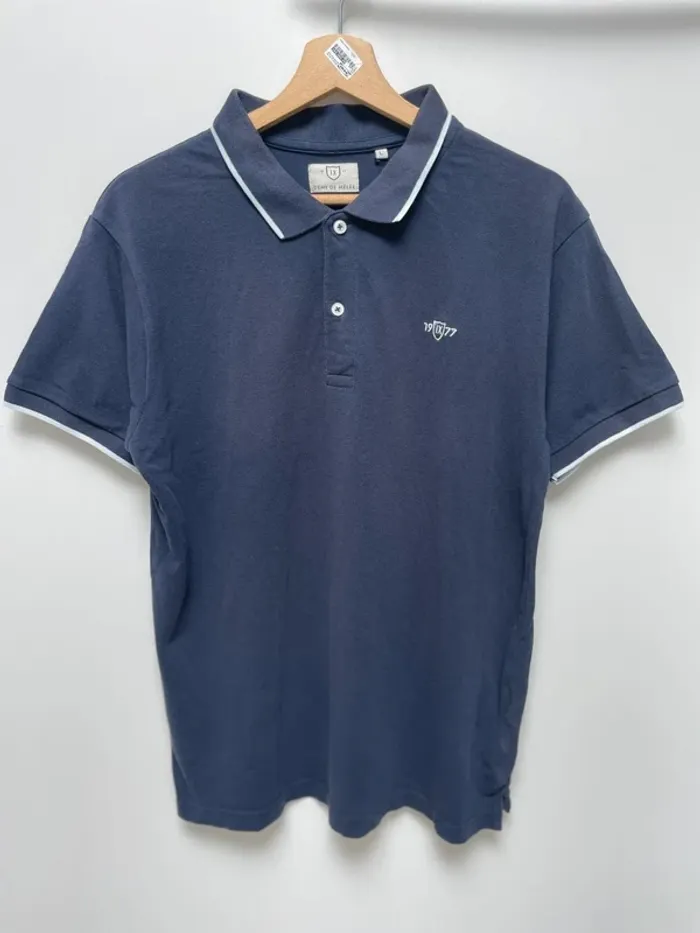 Rugby Polo Vintage Demi de mêlée Mens Large