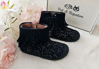 Bottes Bottines Cuir Zip Semelle Flexible Pat et Ripaton T23