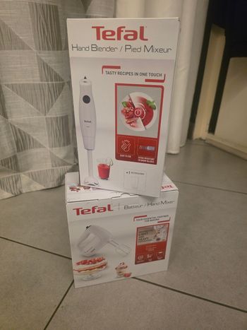 Lot Tefal batteur et mixeur