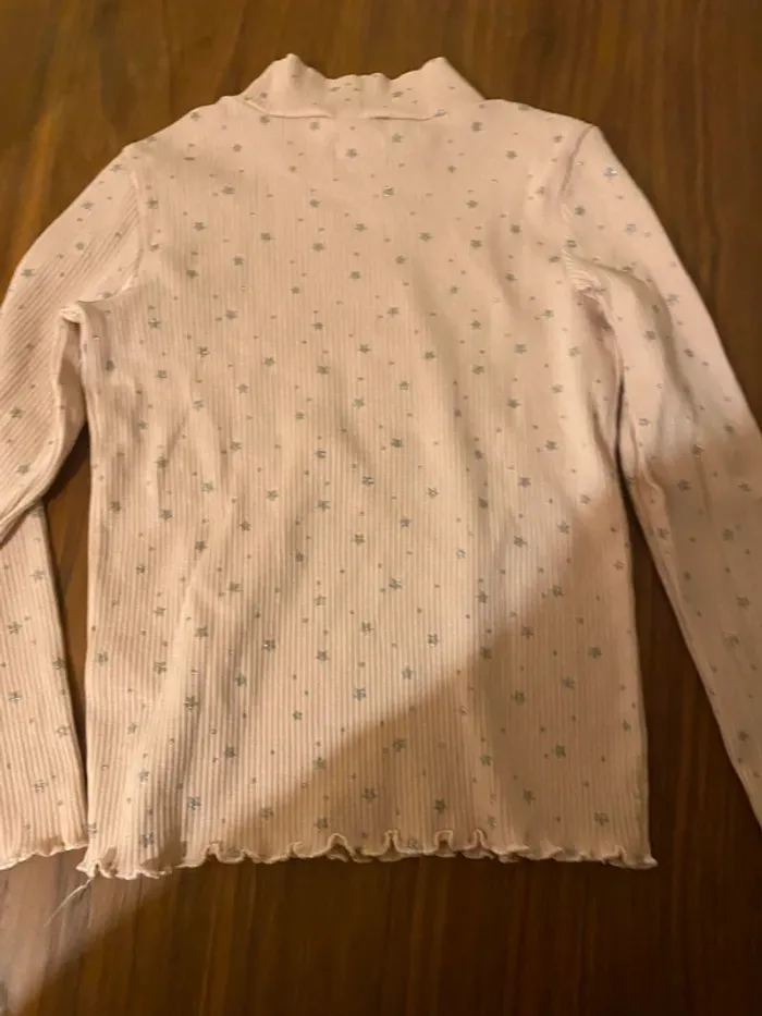 Sous pull fille rose et argent 6 ans Kiabi - photo numéro 4