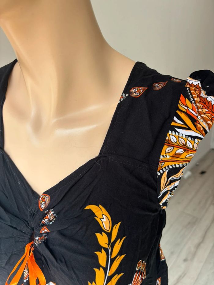 Robe bohème manche courte boutique parisienne - photo numéro 7