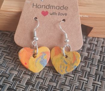 Boucles d’oreilles en forme de cœur