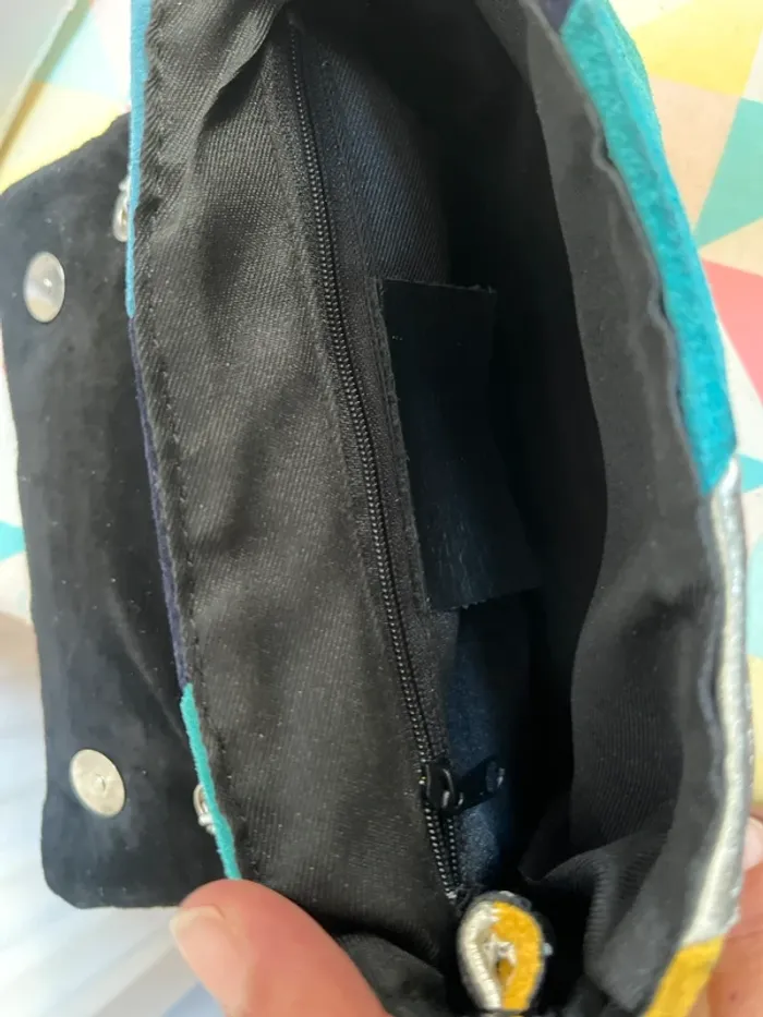 Sac à main Rainbow en cuir 20 × 15 × 3 cm - photo numéro 8