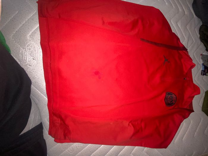 Pull à manches longues air Jordan rouge - photo numéro 2