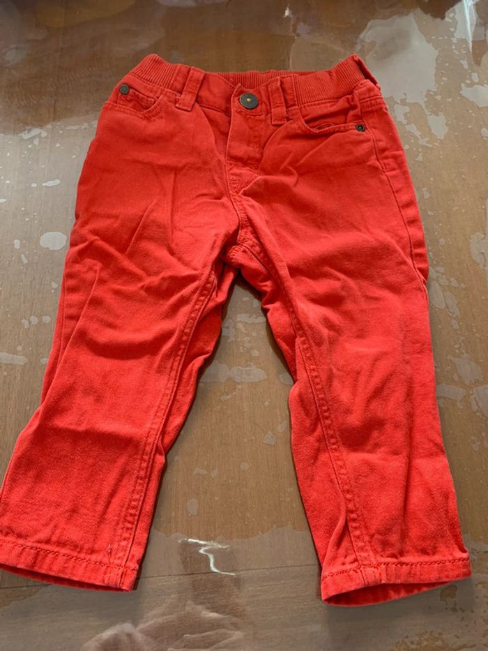 Pantalon rouge 9 mois H&M