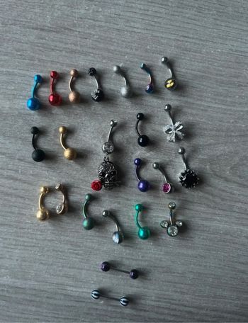 Piercing nombril en acide inoxydable