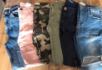 Lot pantalons jeans femme taille 36
