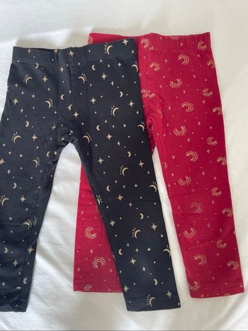Lot de 2 leggings 3 ans