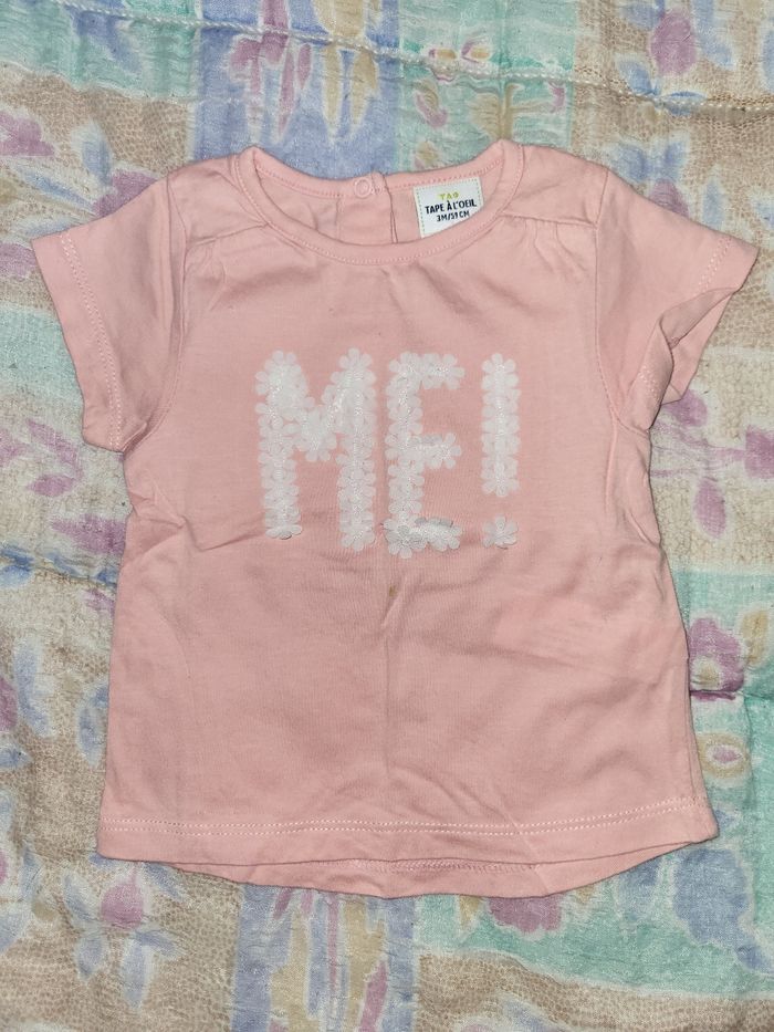 Tee-shirt fille 3 mois