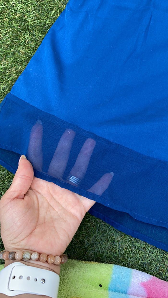 Top bleu taille 36 - photo numéro 3