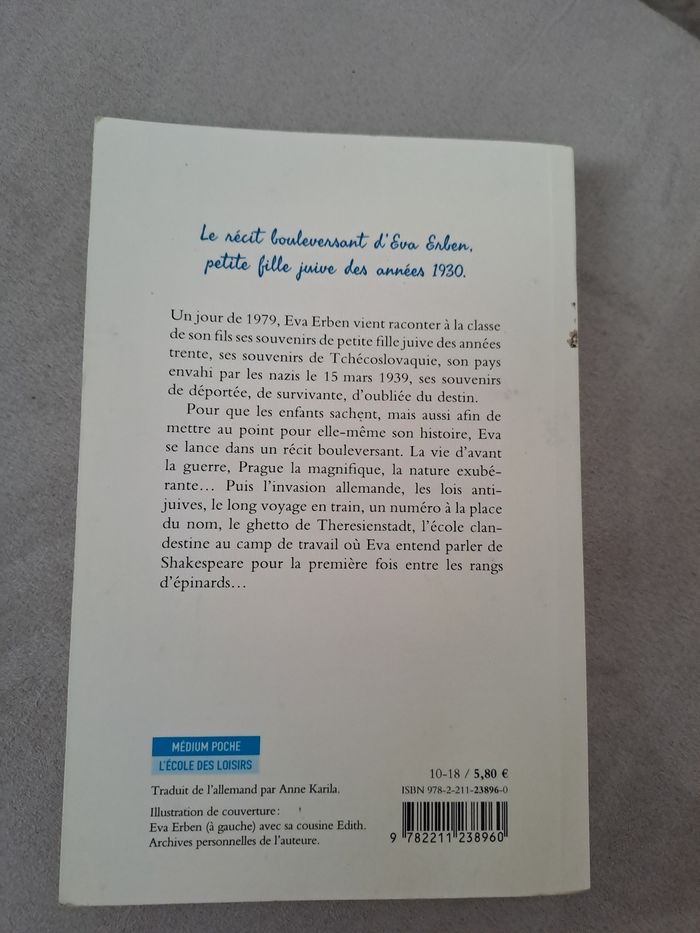 Livres Oublié d'éva Erben - photo numéro 2