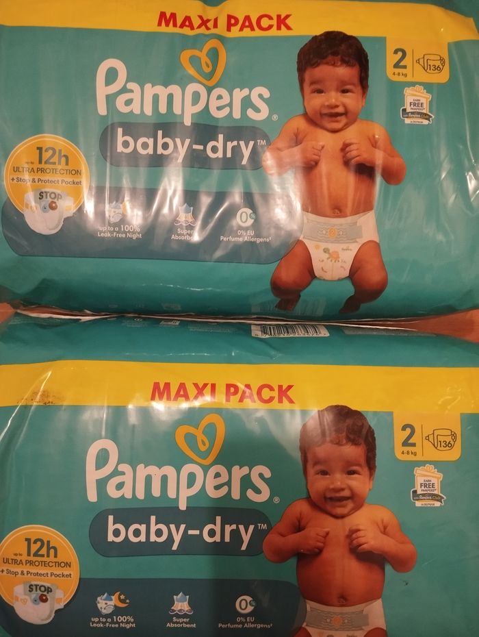 Pampers T2 (136×2)