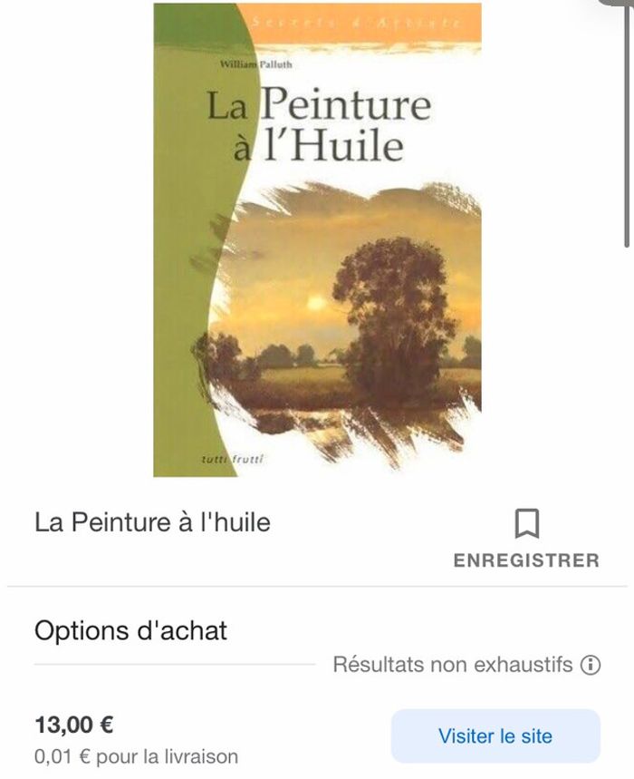 Livre la peinture à l’huile william palluth - photo numéro 3