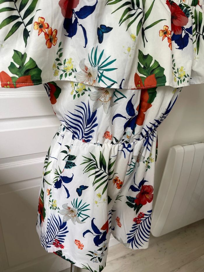Combinaison short à fleurs - photo numéro 5