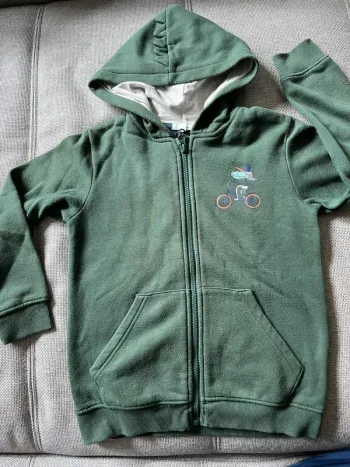 Gilet zippé à capuche garçon Vertbaudet 8 ans