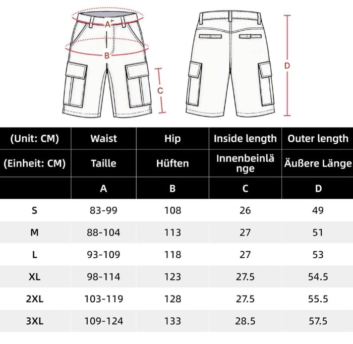 Short homme Cargo  résistant travail noir - photo numéro 6