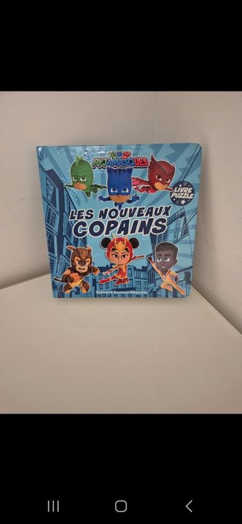 livre puzzle pyjamasques les nouveaux copains
