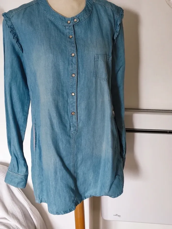 💋 robe tunique en jeans 🌀