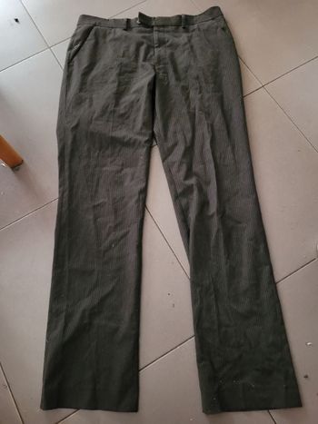Pantalon rayé taille 42