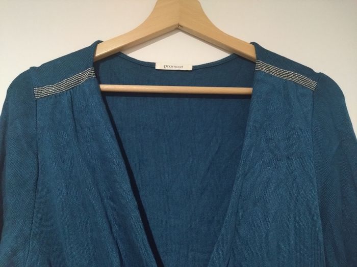 Robe cache coeur bleu canard  L - photo numéro 2