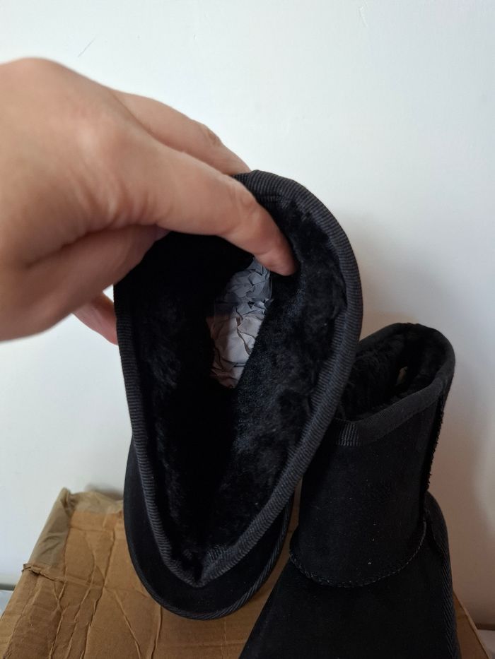 Bottines fourrées noire taille 37 - photo numéro 5