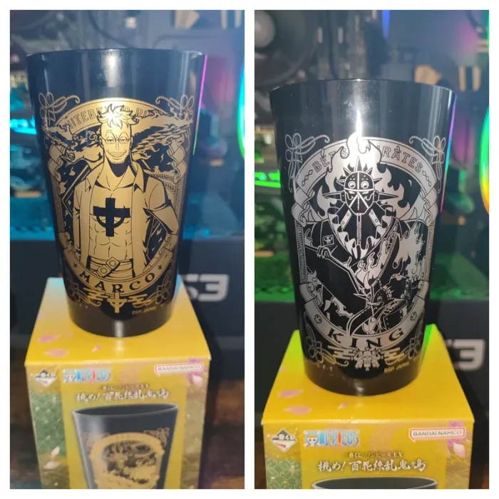 Lot gobelets ichiban kuji