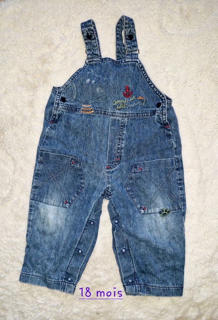 Salopette Snoopy garçon 18 mois