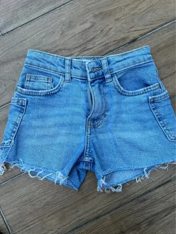 Short en jean fille