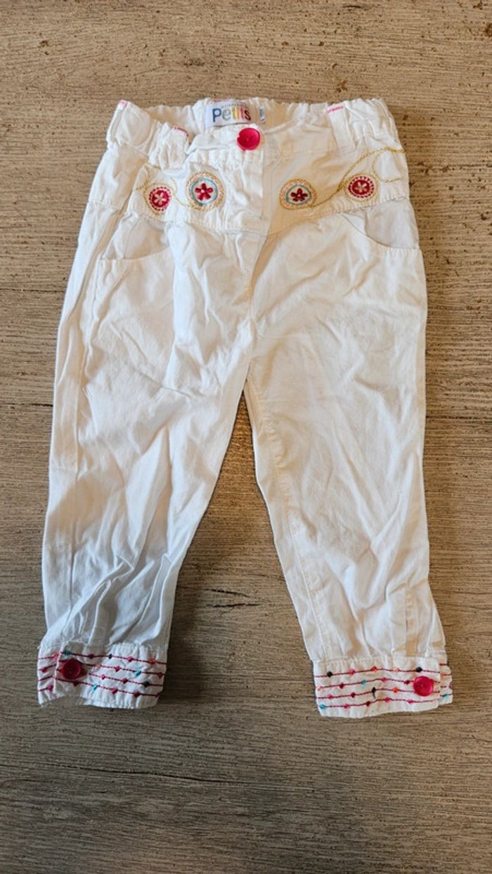 Ensemble blanc et fushia pour fille, La Compagnie des Petits, 18 mois, nickel - photo numéro 5