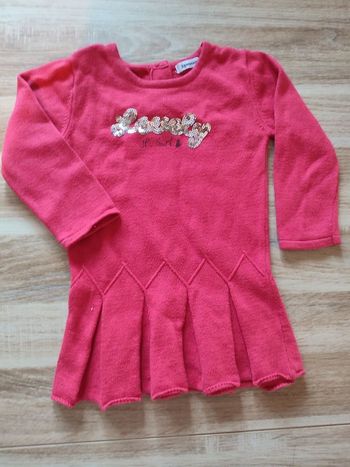 Robe pull 3 pommes 24 mois